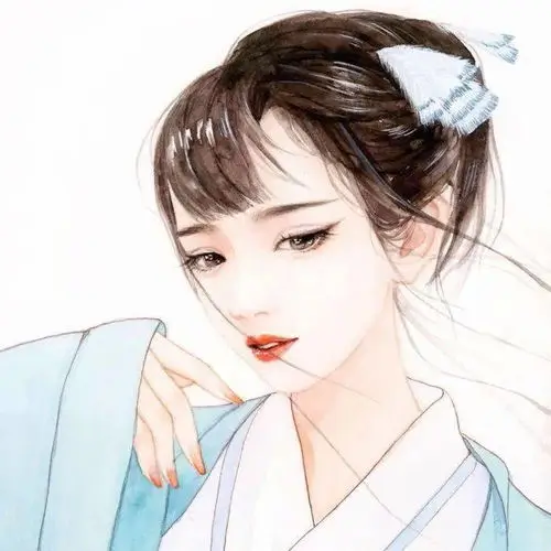 留言用户头像一，手账风格插画
